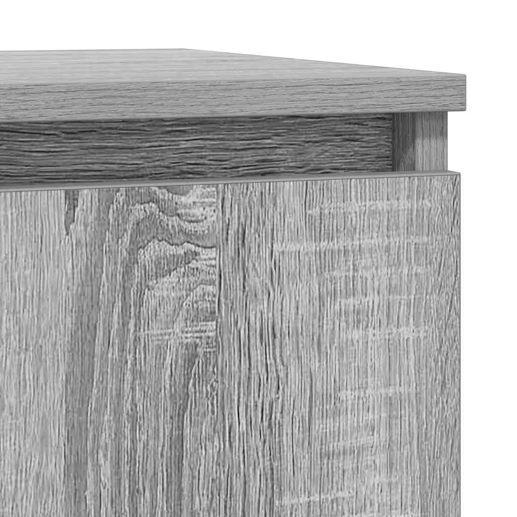 Sideboard with Drawer Grey Sonoma 71x35x65 cm Engineered Wood